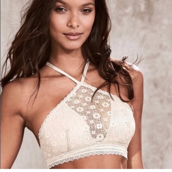 • Victoria’s Secret Bralette Lace Halter Rusty Orange - Picture 14 of 14